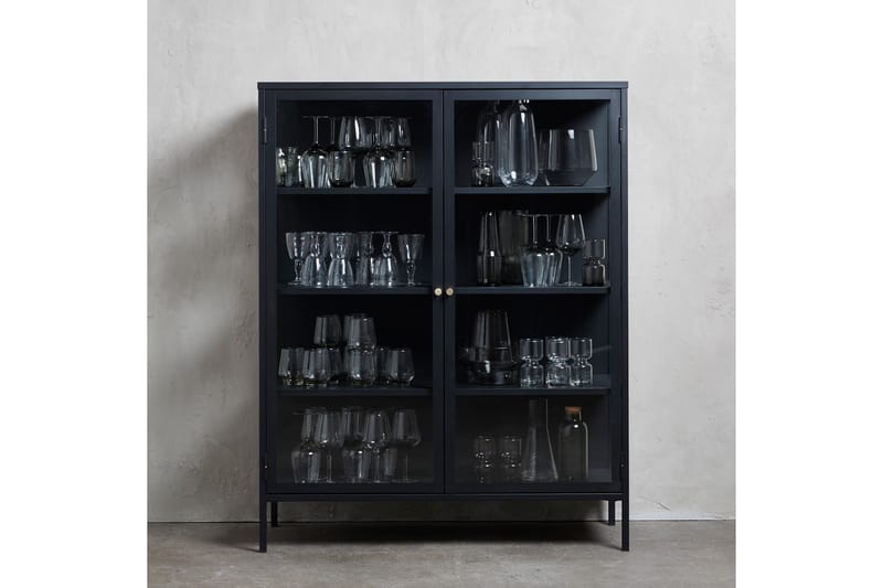 PARDON Highboard 110x140 cm Svart - Förvaring - Förvaringsmöbler - Byrå
