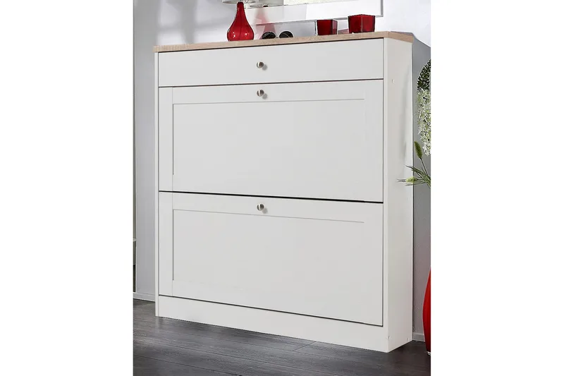 PAVICA Skolåda 90 Vit/Brun - Förvaring - Förvaringsmöbler - Byrå