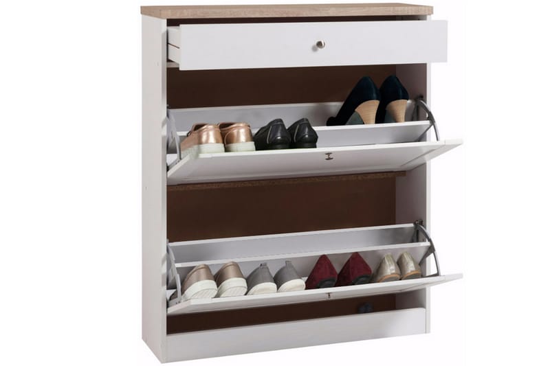 PAVICA Skolåda 90 Vit/Brun - Förvaring - Förvaringsmöbler - Byrå