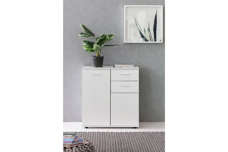 Pinuelas Byrå 71x36 cm - Vit - Förvaring - Förvaringsmöbler - Byrå