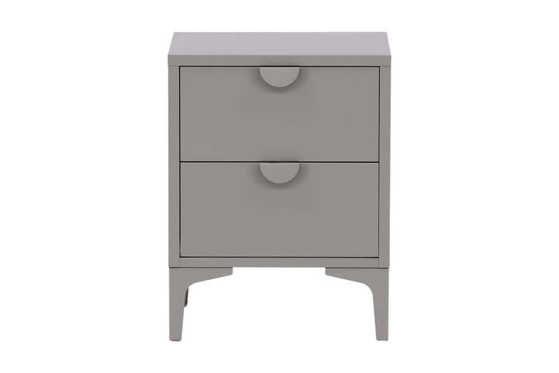 Piring Skåpsbyrå med två lådor 45x40x52 cm - Ljusgrå - Förvaring - Förvaringsmöbler - Byrå