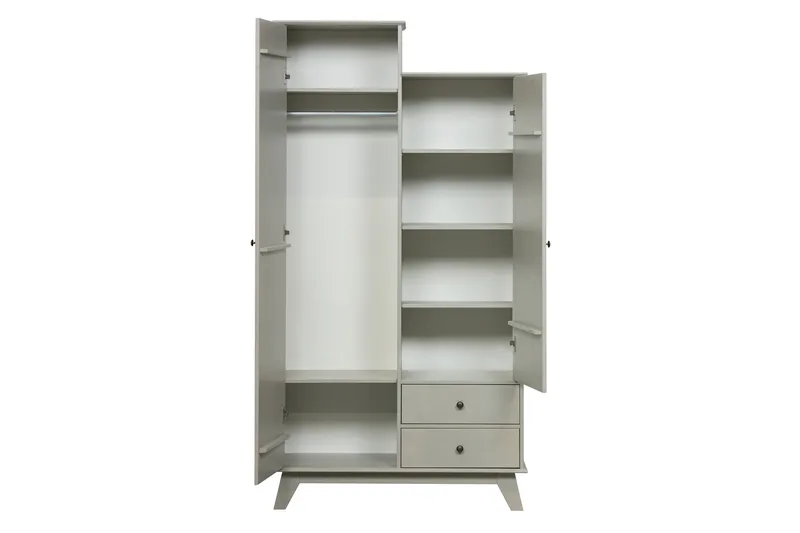 Portsea Förvaringsskåp 98x190 cm - Offwhite - Förvaring - Förvaringsmöbler - Byrå