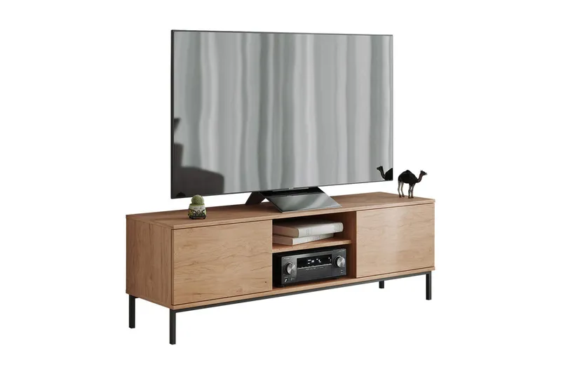 Querty Skåpsbyrå 150x50x41 cm - Natur/Svart - Förvaring - Förvaringsmöbler - Byrå