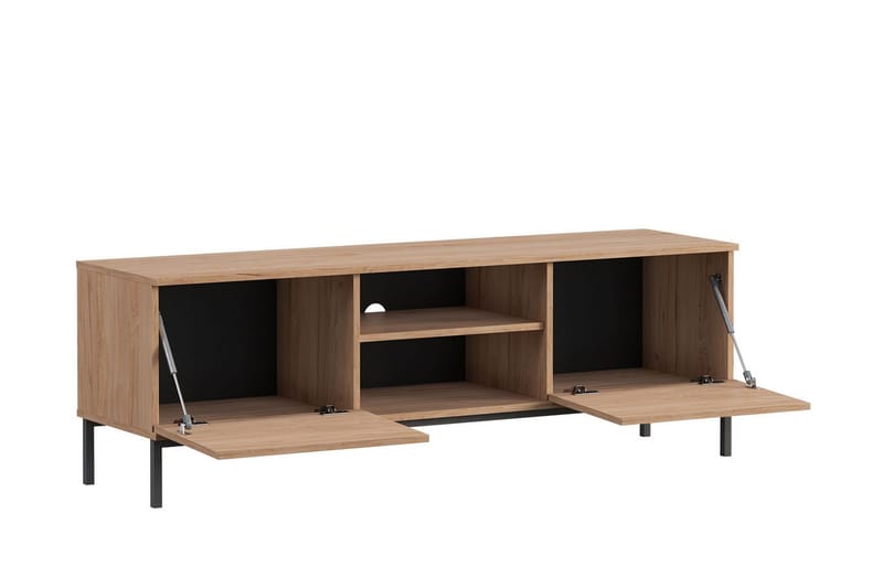 Querty Skåpsbyrå 150x50x41 cm - Natur/Svart - Förvaring - Förvaringsmöbler - Byrå