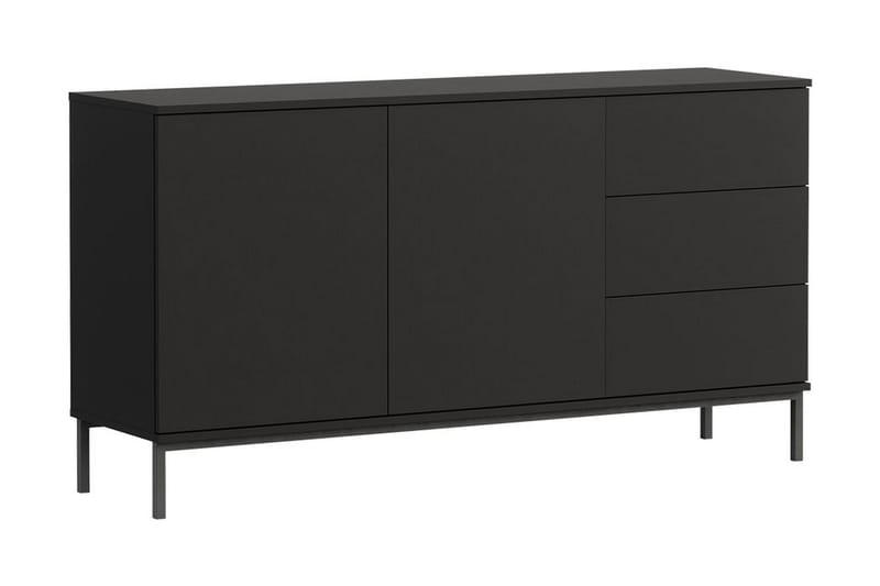 Querty Skåpsbyrå 150x80x41 cm, Svart