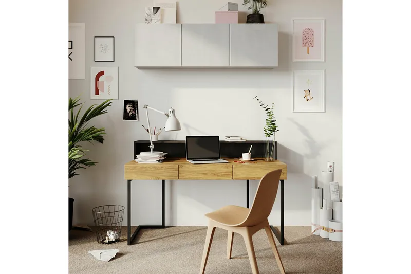 Rathmore Highboard Ljusgrå - Förvaring - Förvaringsmöbler - Byrå