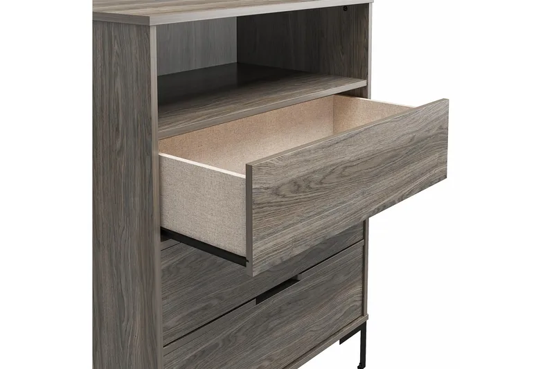 Rayburn Byrå Grå - Dorel Home - Förvaring - Förvaringsmöbler - Byrå