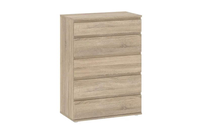 Rengo Byrå Bred 5 Lådor, Ek