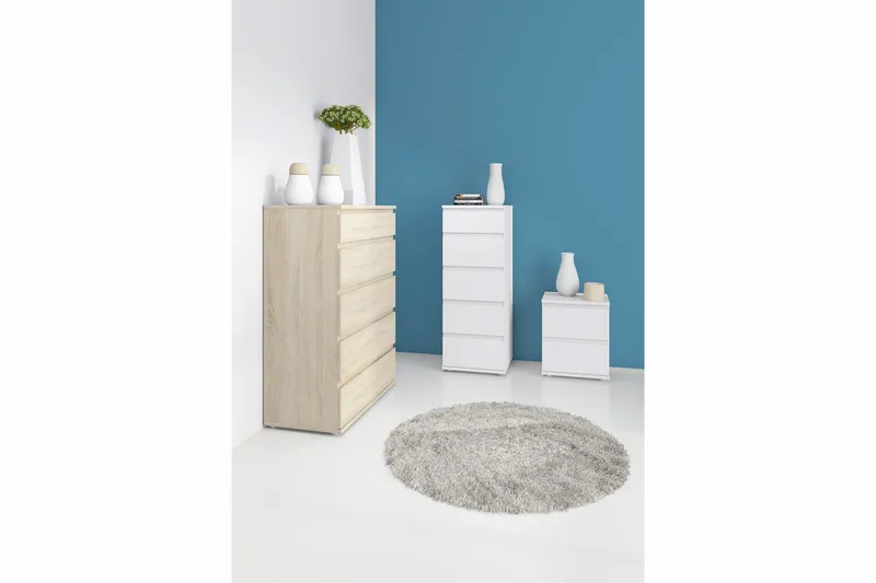 Rengo Byrå Bred 5 Lådor - Ek - Förvaring - Förvaringsmöbler - Byrå