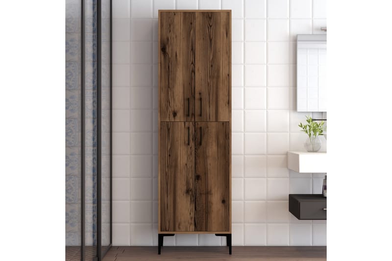 Retzow Highboard 60x35 cm - Mörkbrun - Förvaring - Förvaringsmöbler - Byrå
