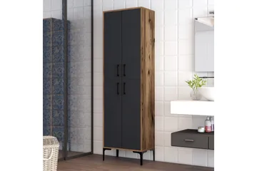 Retzow Highboard 60x35 cm - Mörkbrun/Antracit - Förvaring - Förvaringsmöbler - Byrå