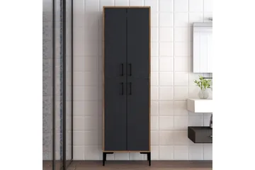Retzow Highboard 60x35 cm - Mörkbrun/Antracit - Förvaring - Förvaringsmöbler - Byrå