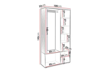 Rosehall Highboard - Förvaring - Förvaringsmöbler - Byrå