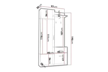 Rosehall Highboard - Förvaring - Förvaringsmöbler - Byrå