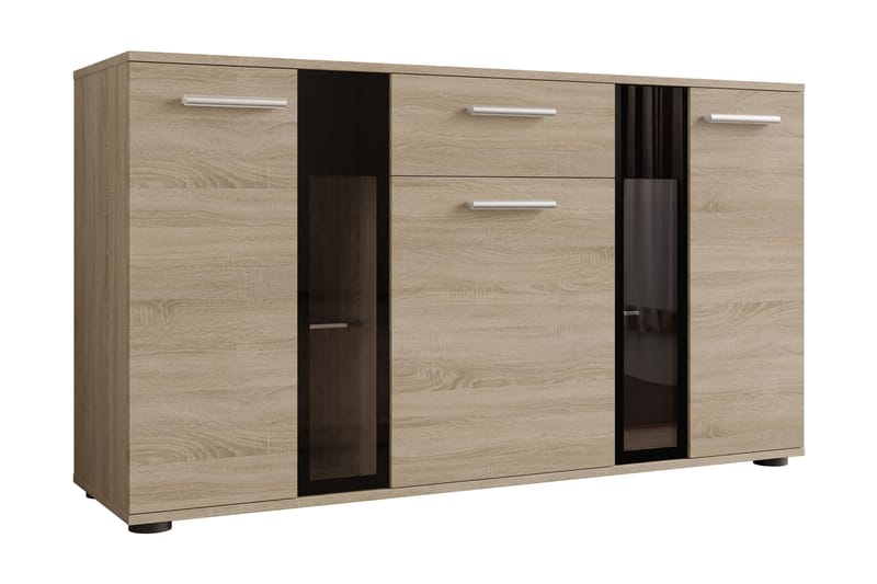 SALSA Byrå 140x40x80 cm - Beige/Grå - Förvaring - Förvaringsmöbler - Byrå