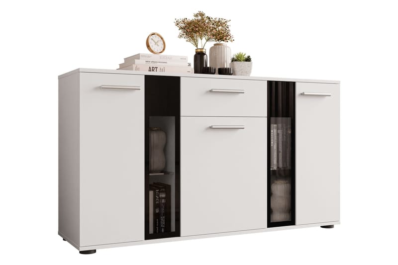 Salsa Byrå 140x40x80 cm - Vit - Förvaring - Förvaringsmöbler - Byrå