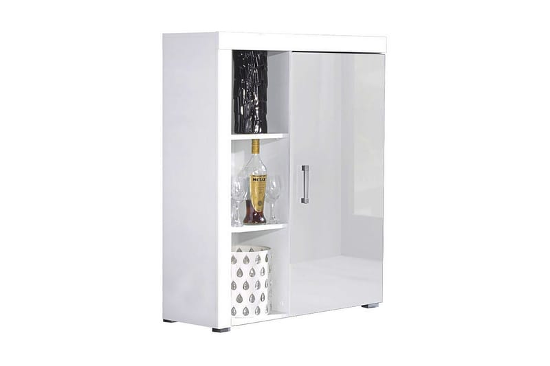 SAMBA Förvaringsskåp 90x35x114 cm - Vit - Förvaring - Förvaringsmöbler - Byrå