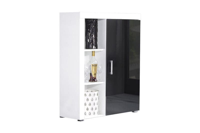 SAMBA Förvaringsskåp 90x35x114 cm - Vit - Förvaring - Förvaringsmöbler - Byrå