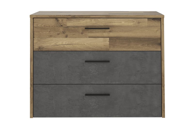 Scrafton Byrå 100 cm - Grå/Brun - Förvaring - Förvaringsmöbler - Byrå