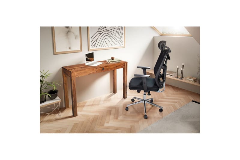 Skrivbord Wohnling för hemmakontor med låda i massivträ - Möbler - Hemmakontor - Skrivbord
