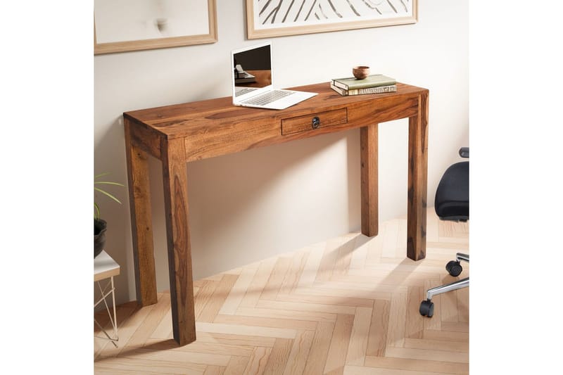 Skrivbord Wohnling för hemmakontor med låda i massivträ - Möbler - Hemmakontor - Skrivbord