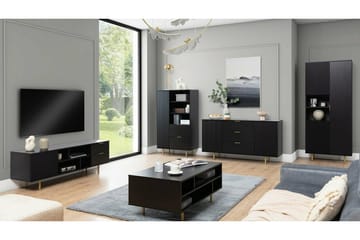 Staffin Highboard - Svart - Förvaring - Förvaringsmöbler - Byrå