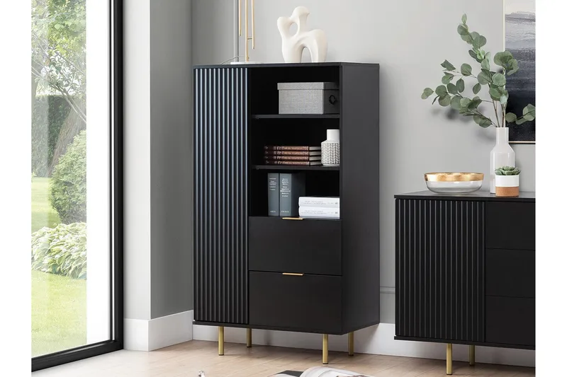 Staffin Highboard - Svart - Förvaring - Förvaringsmöbler - Byrå