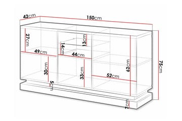 Strontian Highboard Scandinavian Choice Black - Förvaring - Förvaringsmöbler - Byrå