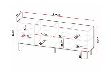 Strontian Highboard Scandinavian Choice White - Förvaring - Förvaringsmöbler - Byrå