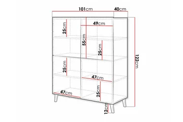Strontian Highboard Scandinavian Choice White - Förvaring - Förvaringsmöbler - Byrå