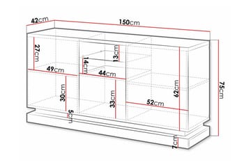 Strontian Highboard Scandinavian Choice White - Förvaring - Förvaringsmöbler - Byrå