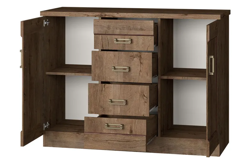 Tadeusz Byrå 120x44x90 cm - Brun - Förvaring - Förvaringsmöbler - Byrå