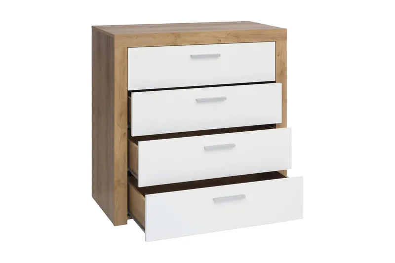 Tarka Byrå - Trä/Natur/Vit - Förvaring - Förvaringsmöbler - Byrå