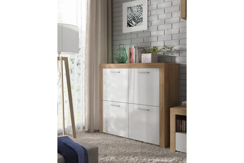 Tarka Byrå - Trä/Natur/Vit - Förvaring - Förvaringsmöbler - Byrå