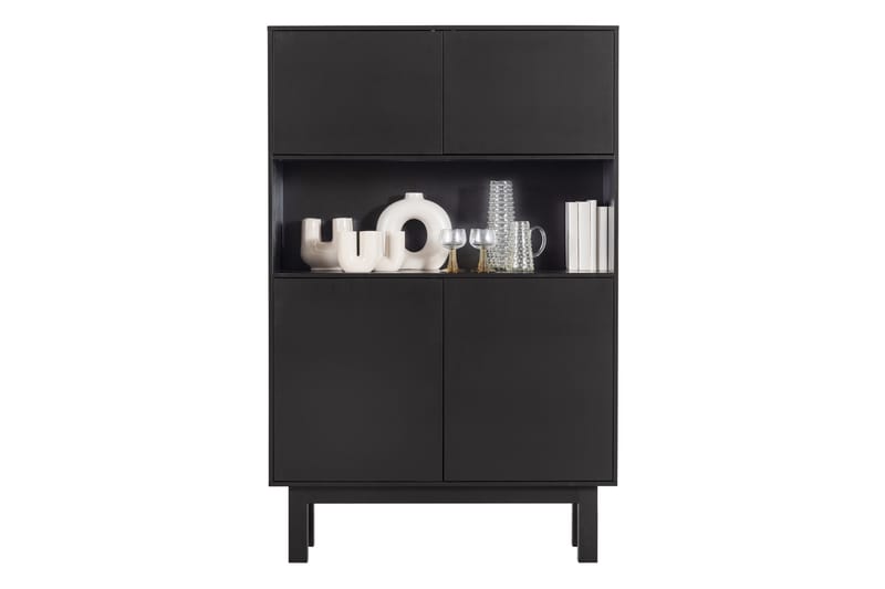 TATUL Highboard 40x100 cm Svart - Förvaring - Förvaringsmöbler - Byrå