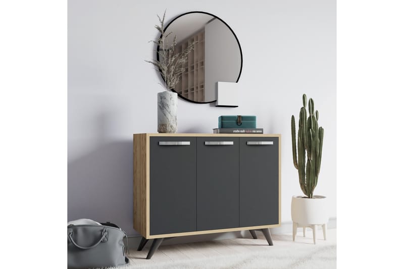 UKHAND Förvaringsskåp 100x82 cm Brun - Förvaring - Förvaringsmöbler - Byrå