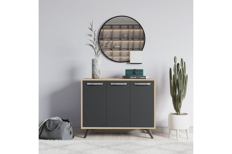 UKHAND Förvaringsskåp 100x82 cm Brun - Förvaring - Förvaringsmöbler - Byrå