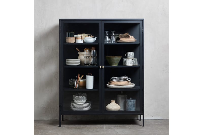 Umbri Highboard 110x140 cm - Svart - Förvaring - Förvaringsmöbler - Byrå