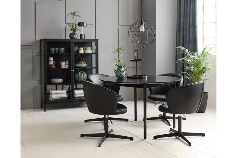 Umbri Highboard 110x140 cm - Svart - Förvaring - Förvaringsmöbler - Byrå