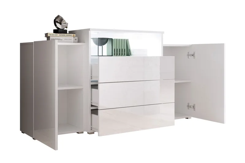 Urbanie Byrå 39x150 cm LED - Natur - Förvaring - Förvaringsmöbler - Byrå