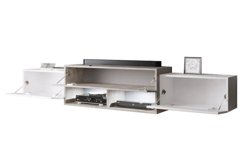 Urbanie Byrå 39x150 cm LED - Natur - Förvaring - Förvaringsmöbler - Byrå