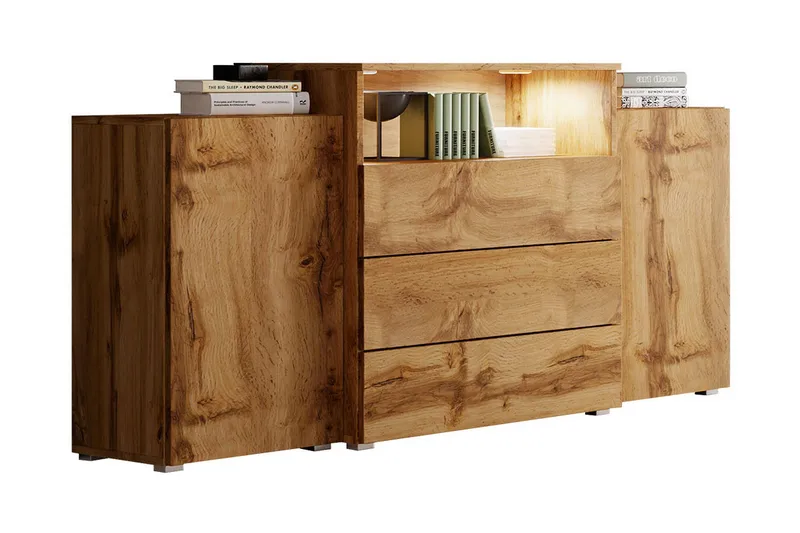 Urbanie Byrå 39x150 cm LED, Natur