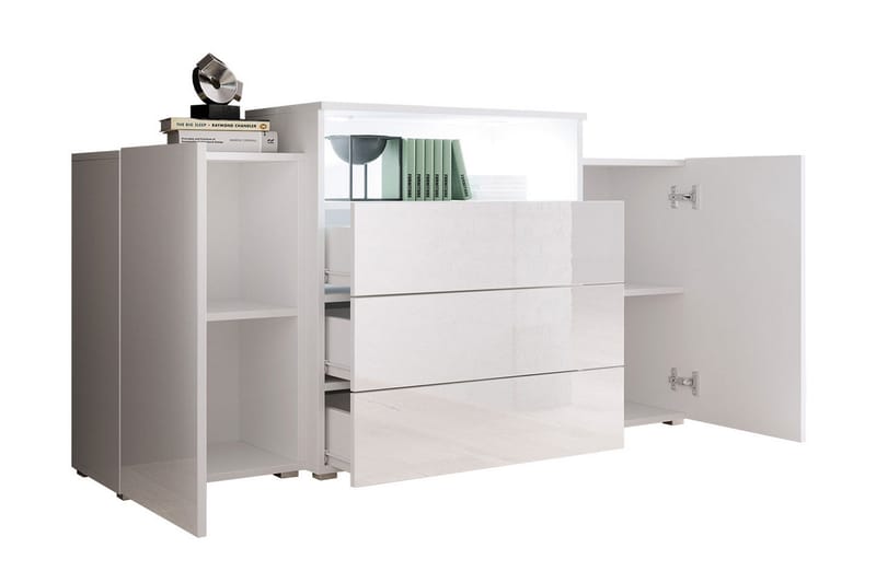 Urbanie Byrå 39x150 cm LED - Vit - Förvaring - Förvaringsmöbler - Byrå