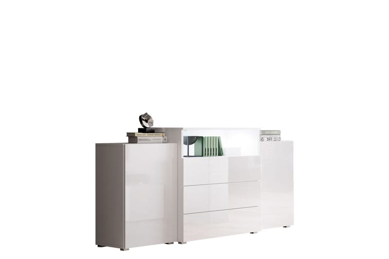 Urbanie Byrå 39x150 cm LED - Vit - Förvaring - Förvaringsmöbler - Byrå