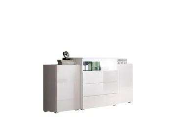 Urbanie Byrå 39x150 cm LED - Vit - Förvaring - Förvaringsmöbler - Byrå