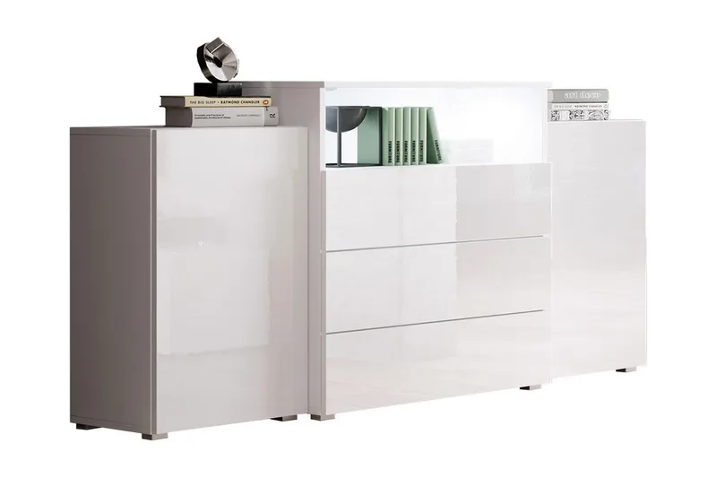 Urbanie Byrå 39x150 cm, Vit