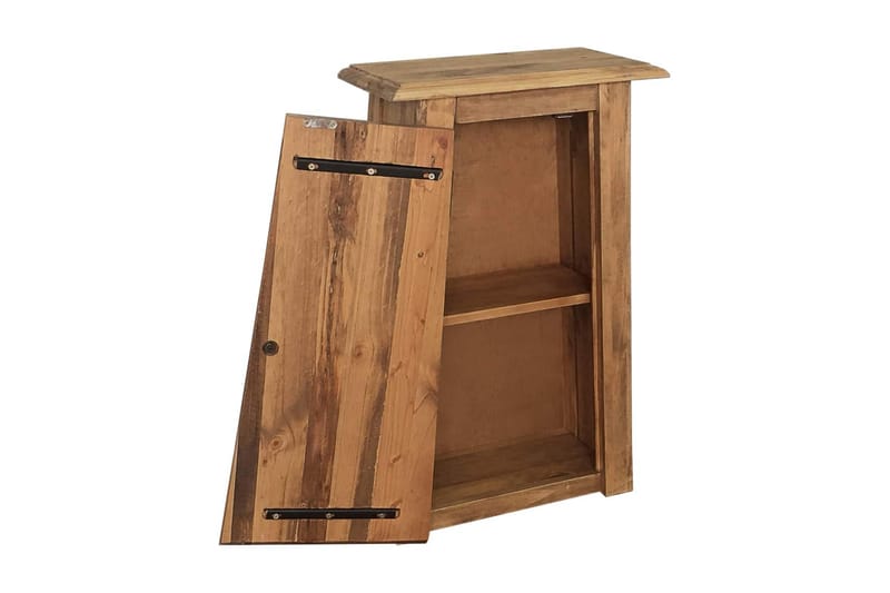 Väggskåp badrum massiv återvunnen furu 42x23x70 cm - Brun - Förvaring - Förvaringsmöbler - Byrå