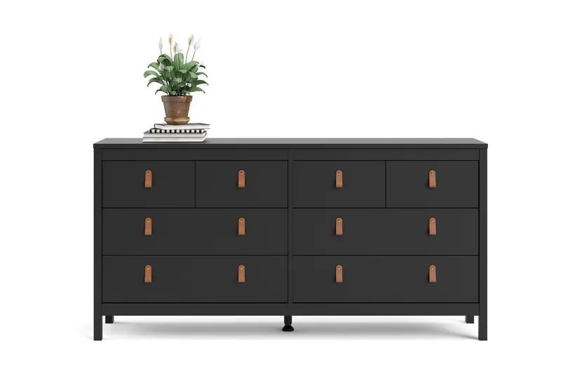 Vallvidera Byrå 38x159 cm - Svart - Förvaring - Förvaringsmöbler - Byrå