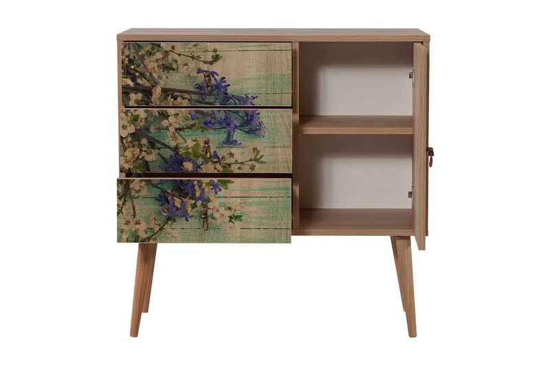 Vellavie Förvaringsskåp Körsbärsblom - Grön/Brun - Förvaring - Förvaringsmöbler - Byrå