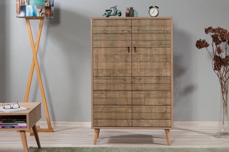 Vellavie Skåp 80 cm Träpanel - Brun - Förvaring - Förvaringsmöbler - Byrå